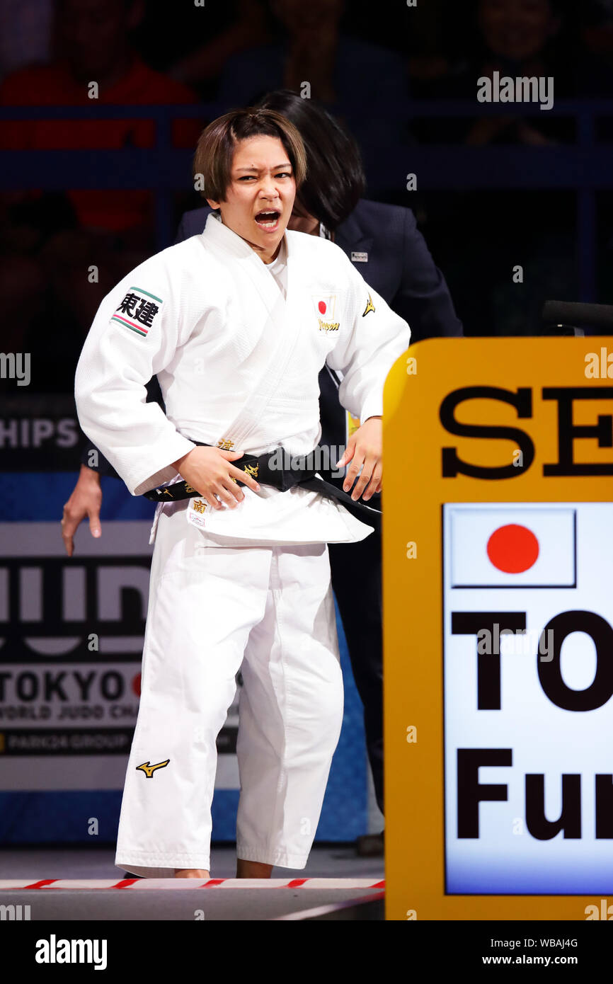 Nippon Budokan, Tokyo, Japon. Août 25, 2019. Funa Tonaki (JPN), le 25 août 2019 -Le Judo : le championnat du monde de judo 2019 Tokyo -48 kg femmes finale à Nippon Budokan, Tokyo, Japon. Credit : AFLO/Alamy Live News Banque D'Images