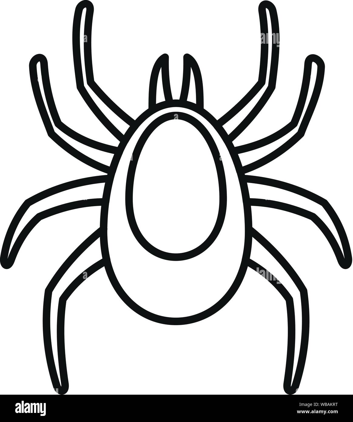 Chambres anti-acariens icône. Contours chambres anti acarien vecteur icône pour web design isolé sur fond blanc Illustration de Vecteur