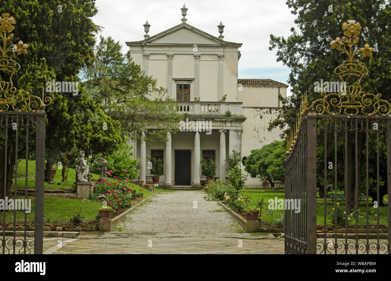 Le Centre d'étude et de documentation de la culture arménienne à Venise, Italie. Banque D'Images