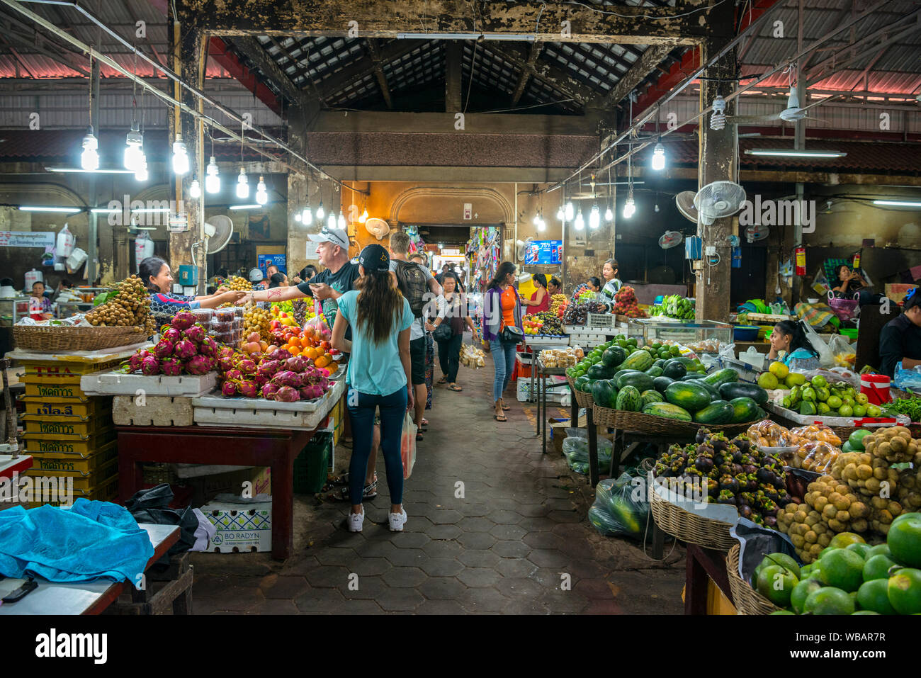 Cho Ben Thanh Market, Ho Chi Minh, Vietnam. Banque D'Images