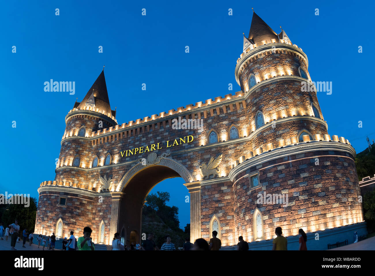 Le parc d'attractions Vinpearl Land, Nha Trang, Vietnam. Banque D'Images