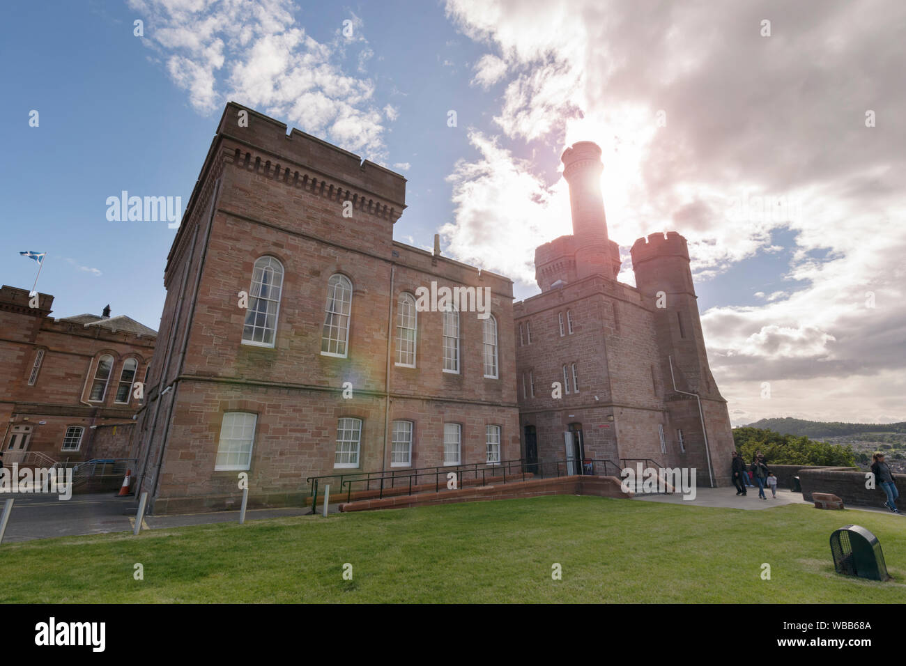 Le château d'Inverness (maison d'Inverness Sheriff Court). Construit en 1836 par l'architecte William Burn. Inverness. Highlands. L'Ecosse Banque D'Images