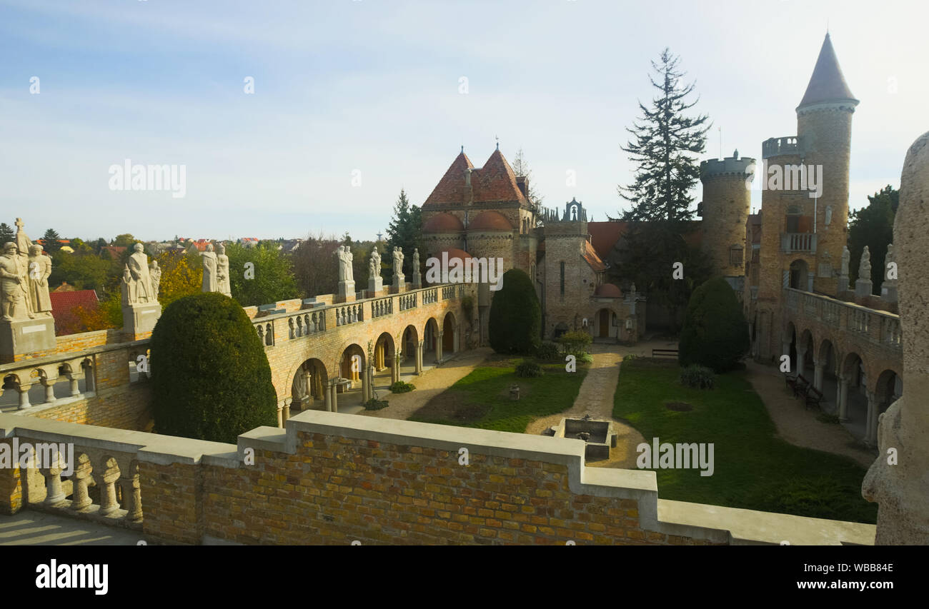 Bory Var, un élégant château construit par un homme, Szekesfehervar, Hongrie Banque D'Images
