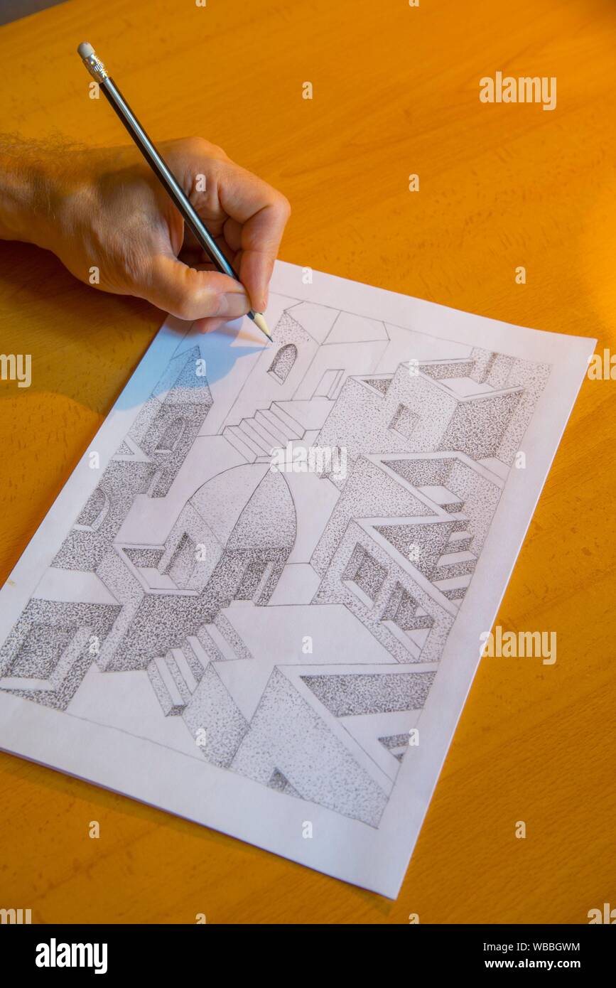 Pointillisme dessin Banque de photographies et d'images à haute résolution  - Alamy