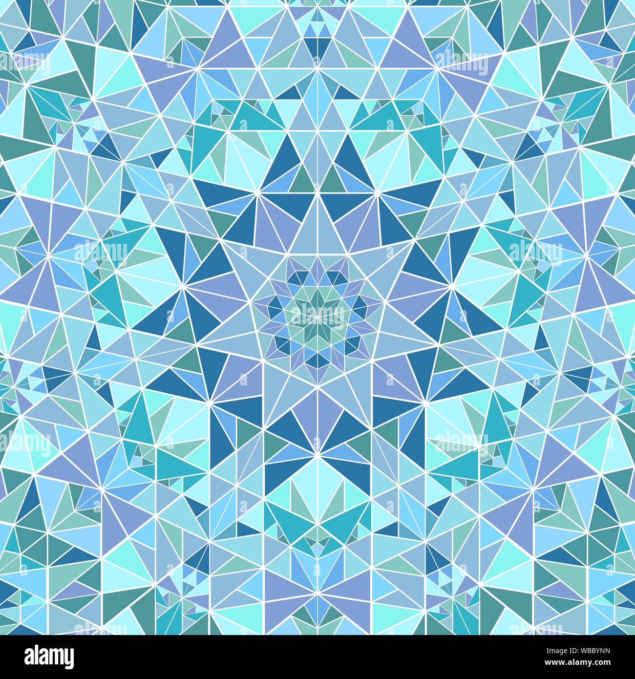 Dynamique polygonale de fond en mosaïque - résumé psychédélique vecteur conception colorée circulaire Illustration de Vecteur