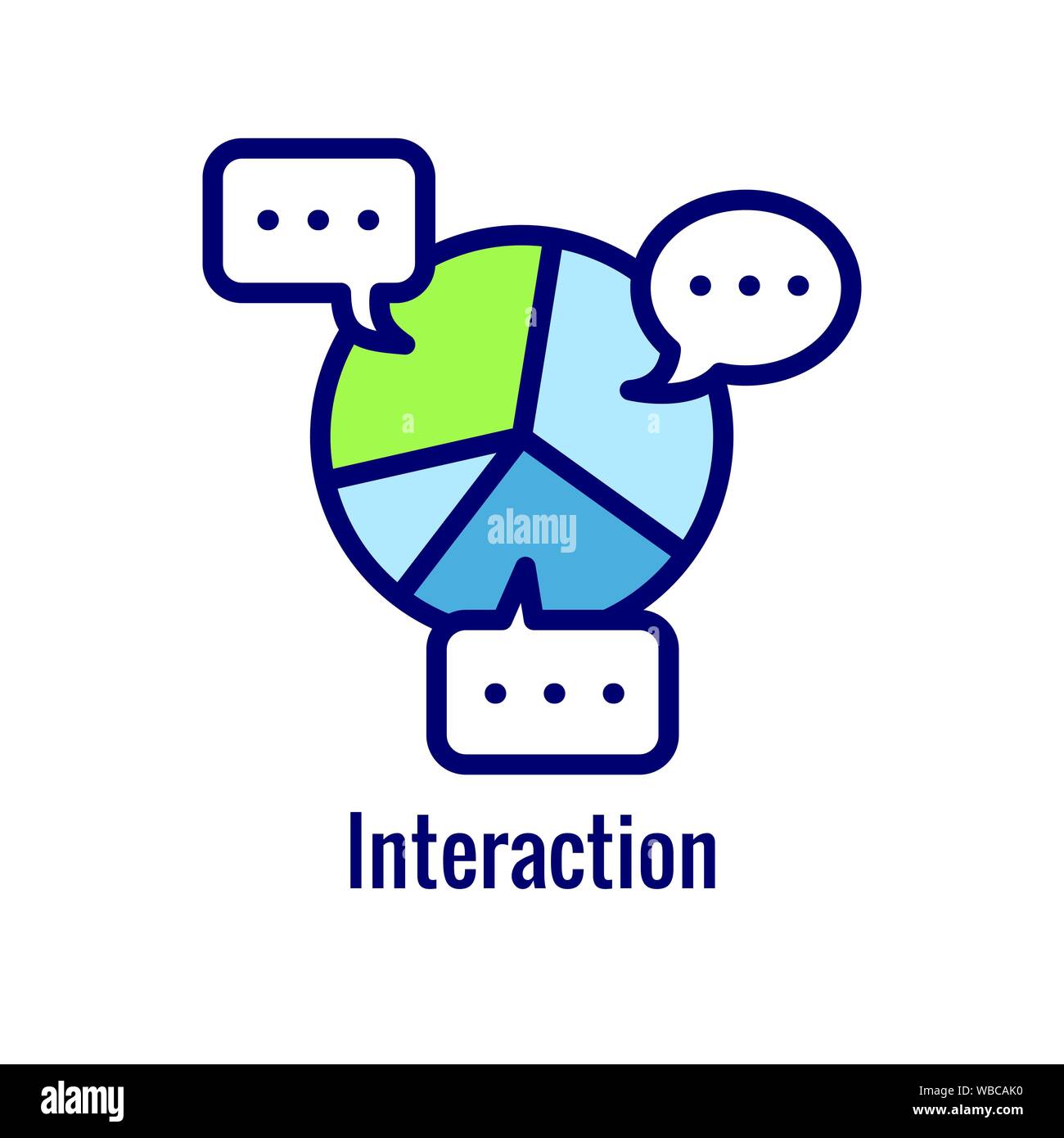 Annonces Médias sociaux - l'icône de l'imagerie publicitaire, y compris l'engagement social Illustration de Vecteur