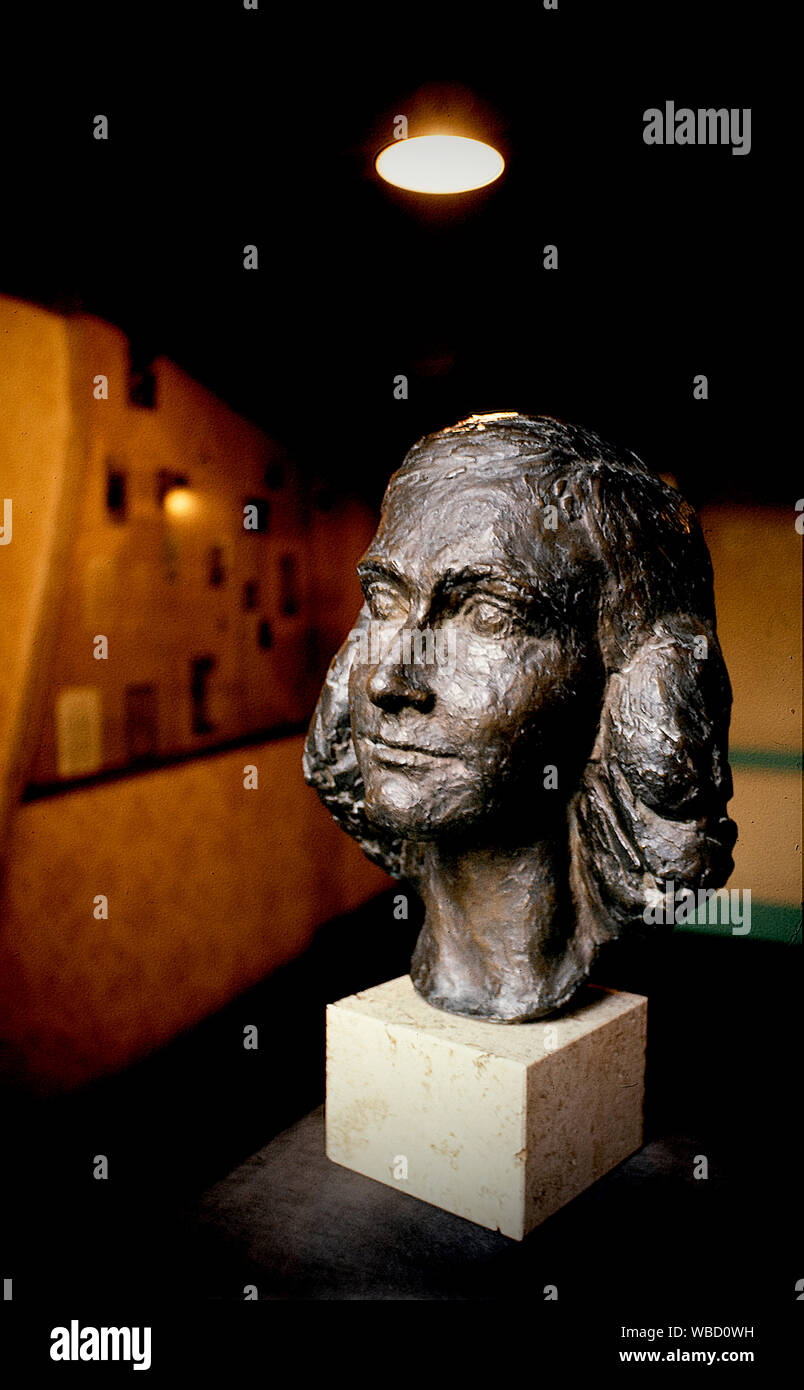 L'intérieur de la maison d'Anne Frank à Amsterdam photographié en 1978 Banque D'Images