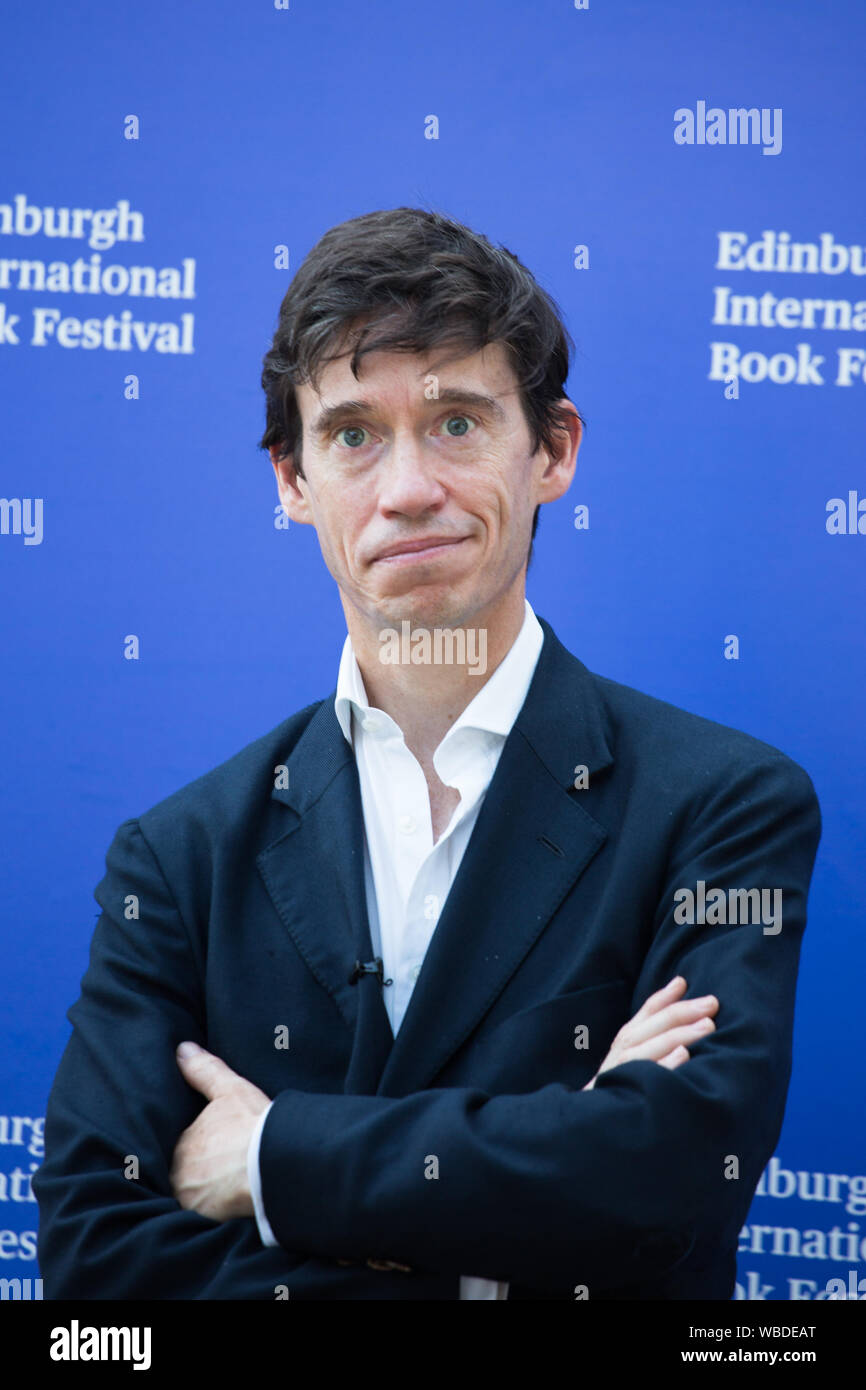Edinburgh, UK . Août 26, 2019. Edinburgh International Book Festival 2019. Rory Stewart, homme politique conservateur et secrétaire au Développement International a parlé de la manière dont la Grande-Bretagne Brexit peuvent apprendre de la littérature. Crédit : Pauline Keightley/Alamy Live News Banque D'Images