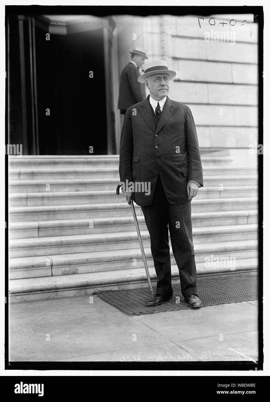 FRANK VANDERLIP, N.Y. Résumé/moyenne : 1 négatif : vitrage ; 5 x 7 in. ou moins Banque D'Images