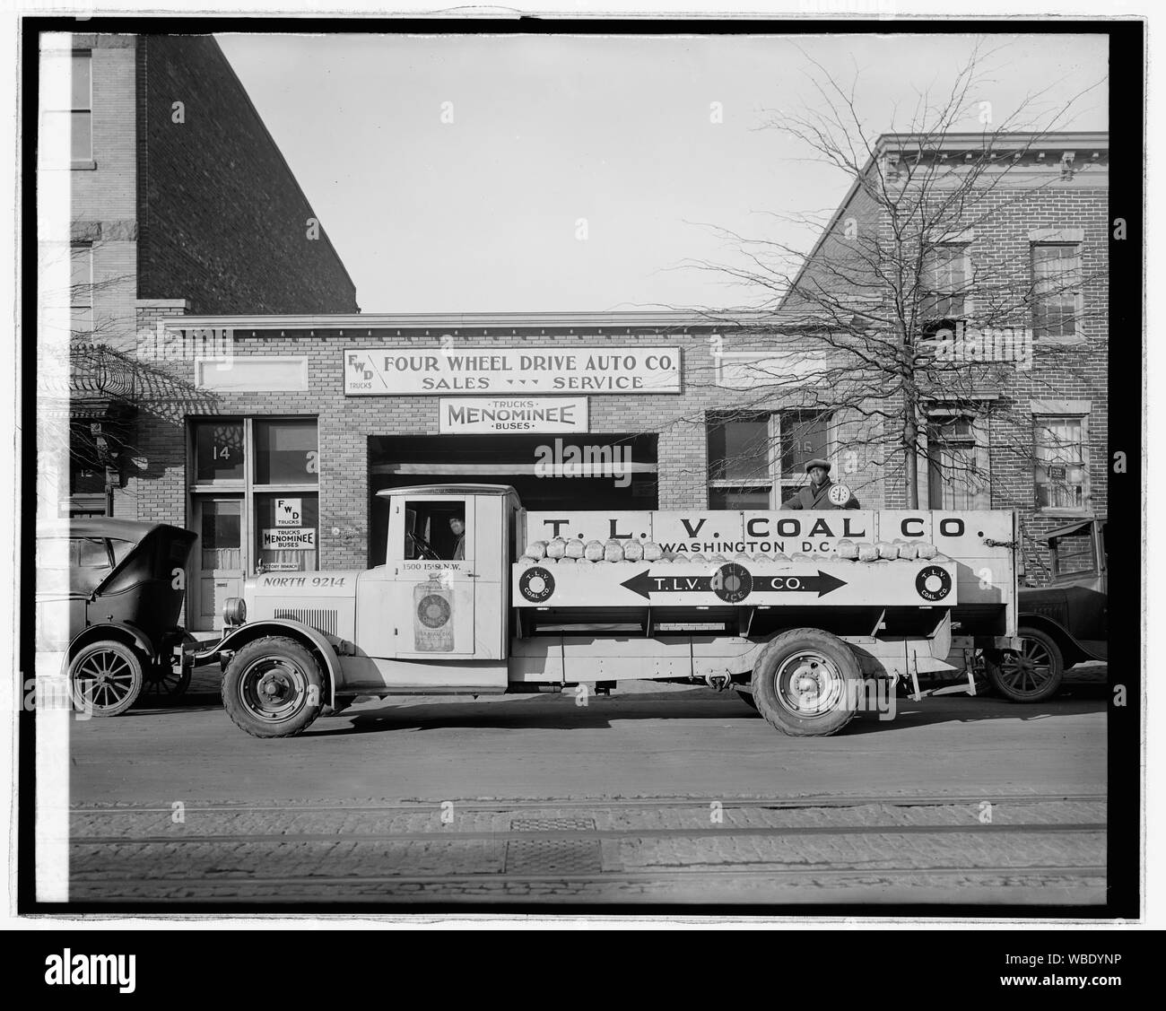 Quatre roues motrices auto Co. V.E.M.P. Camion de charbon Abstract/moyenne : 1 négatif : vitrage ; 8 x 10 in. ou moins Banque D'Images