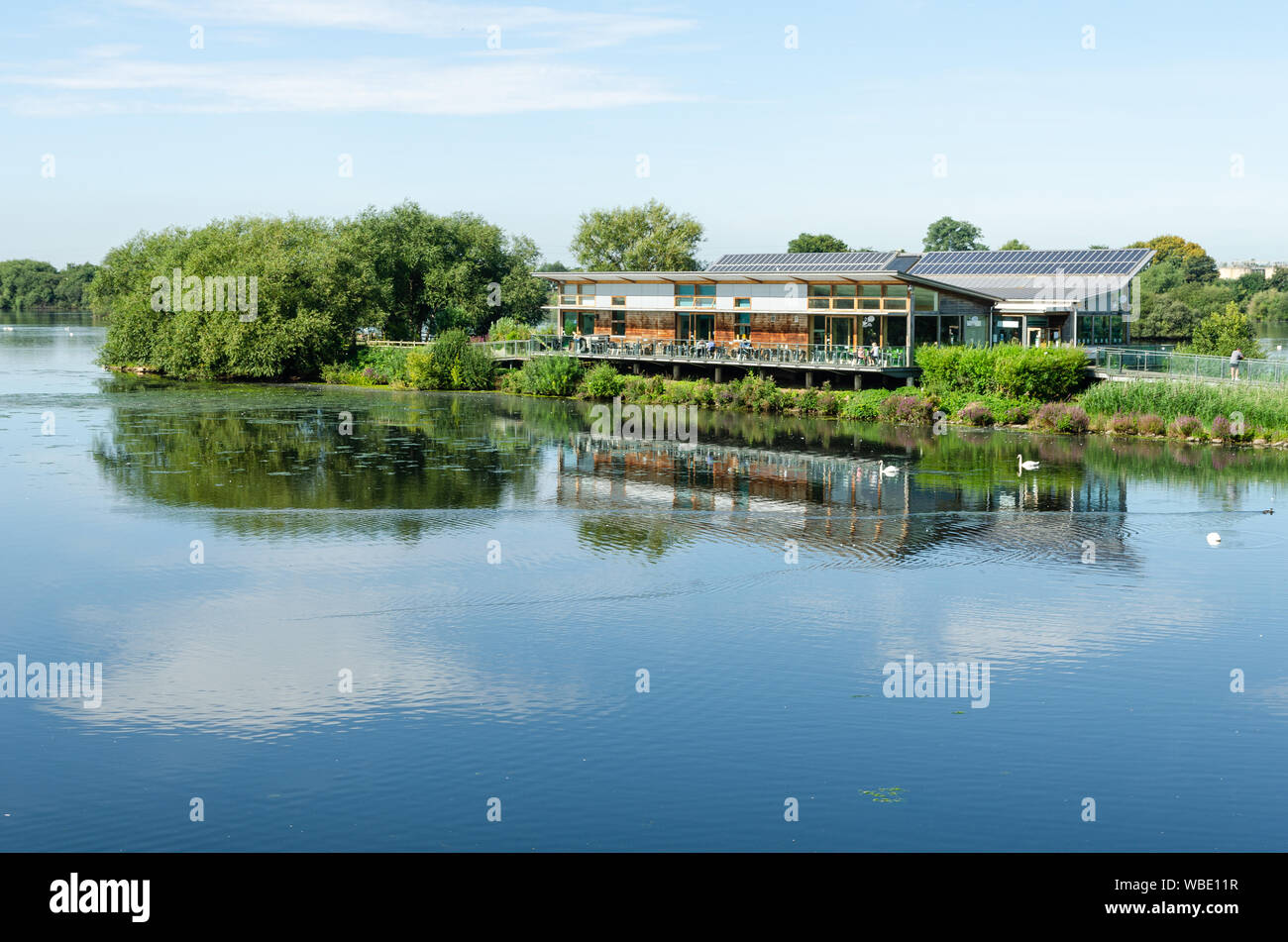 Attenborough Nature Centre à Attenborough Nature Reserve à Nottingham, Royaume-Uni Banque D'Images