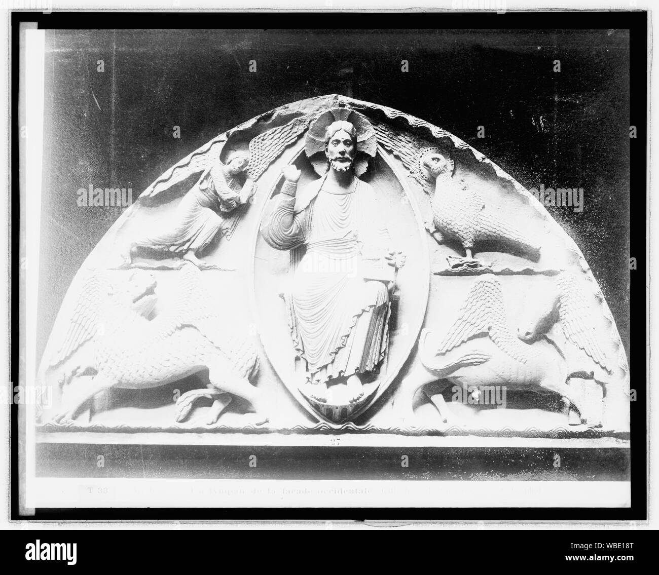 La France. Cathédrale de Chartres Résumé/moyenne : 1 négatif : vitrage ; 8 x 10 in. ou moins Banque D'Images