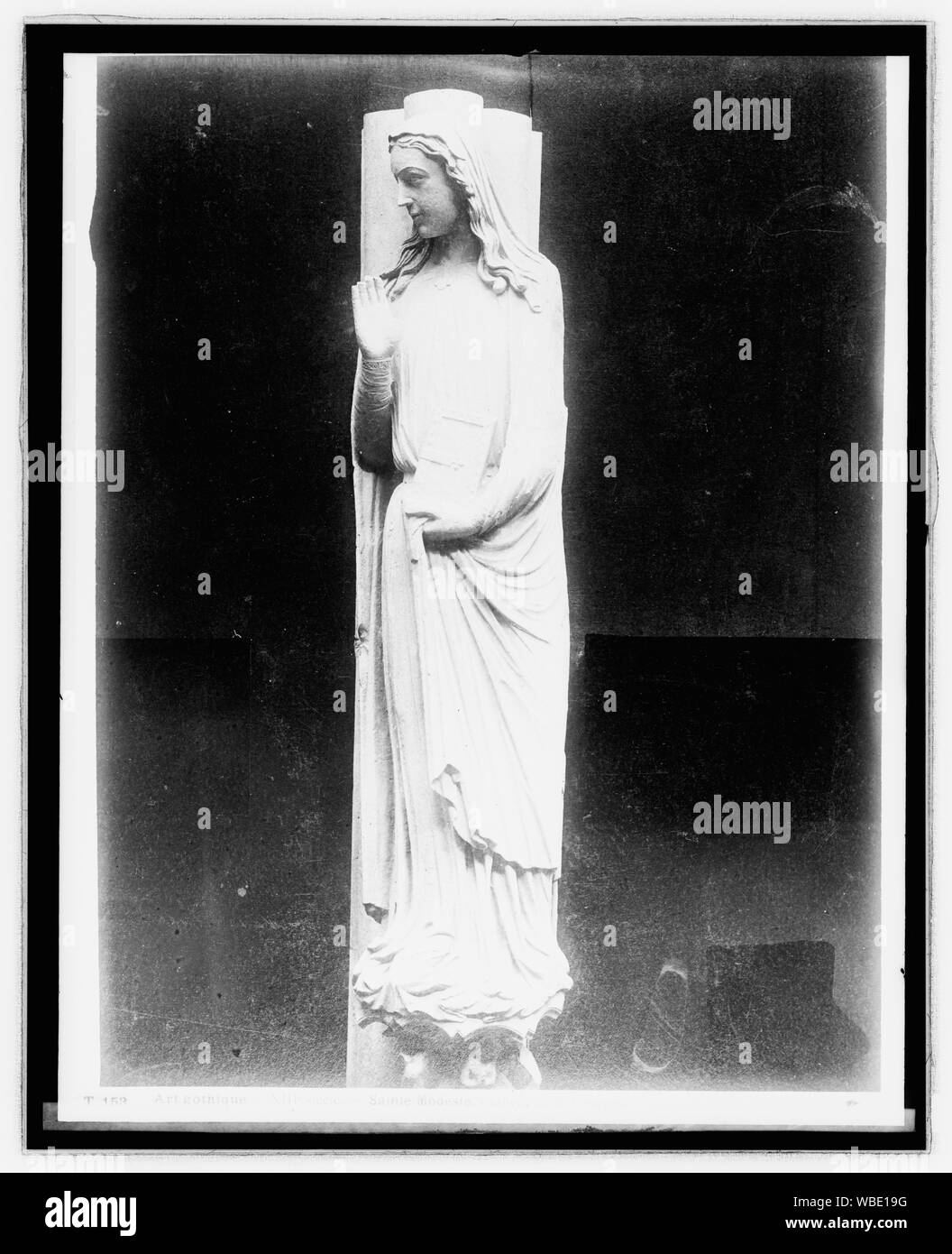 La France. Cathédrale de Chartres Résumé/moyenne : 1 négatif : vitrage ; 8 x 10 in. ou moins Banque D'Images