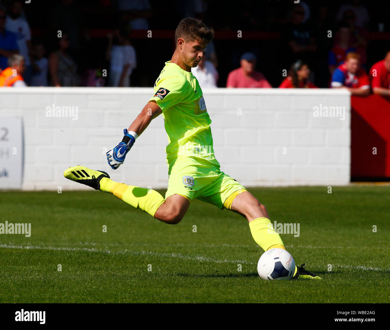 Londres, Royaume-Uni. Août 26, 2019. Londres, Angleterre. 26 AOÛT : Marcin Brzozowski de Yeovil Town au cours de match de Ligue nationale entre Dagenham et Redbridge FC et Yeovil Town à l'Chigwell Construction Stadium à Londres, Angleterre le 26 août 2019 : Crédit photo Action Sport/Alamy Live News Banque D'Images