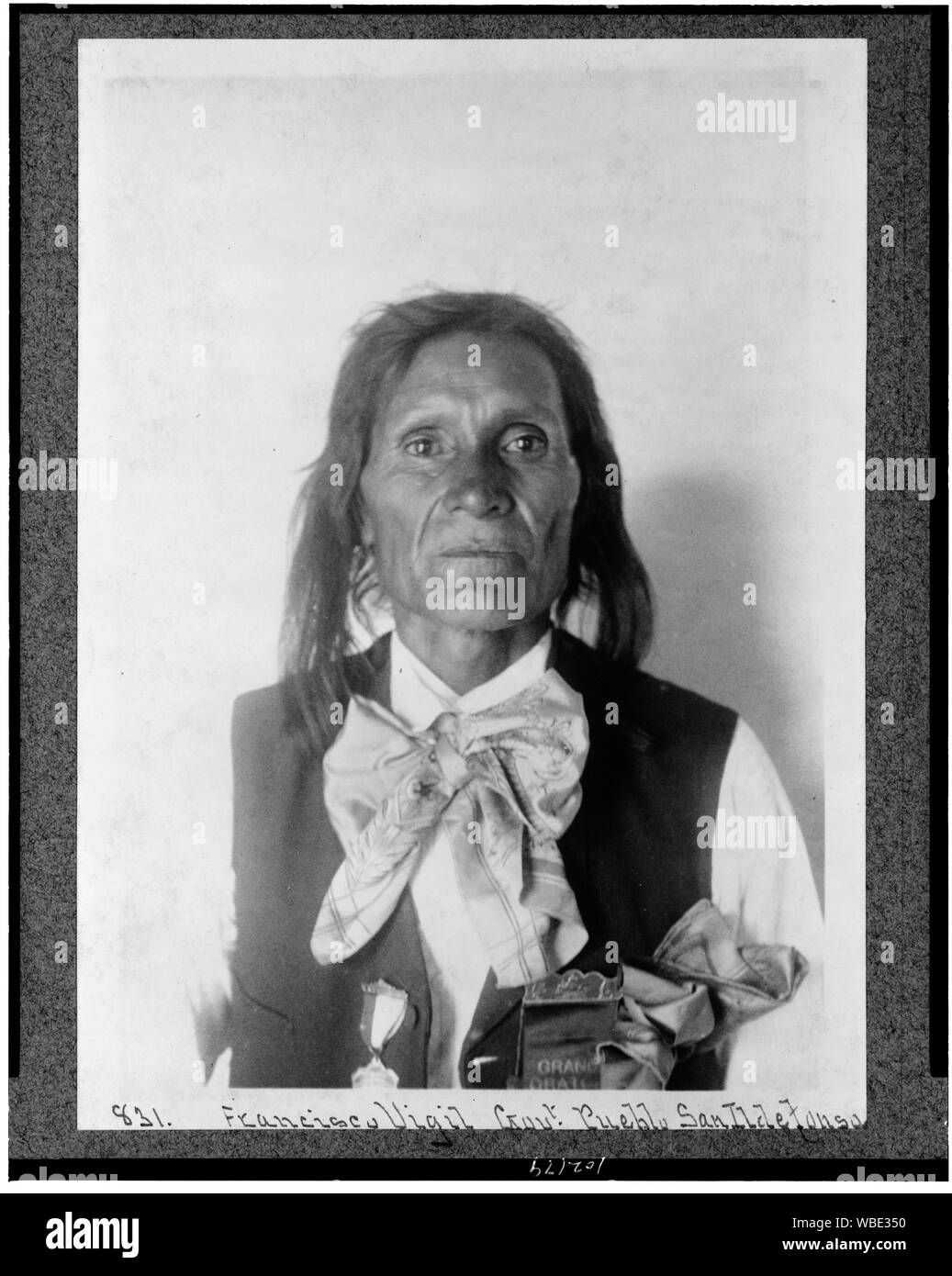 Francisco Vigil--Govr. Pueblo San Ildefonso Abstract/moyenne : 1 tirage photographique. Banque D'Images