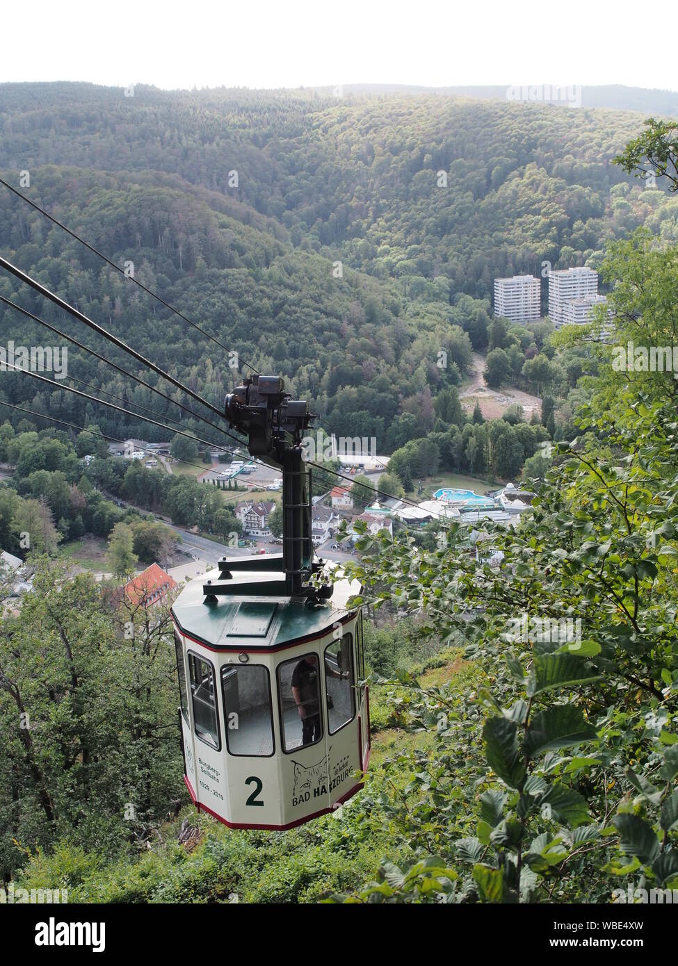 Téléphérique à Bad Harzburg, Allemagne Banque D'Images Téléphérique à Bad Harzburg, Allemagne Banque D'Images