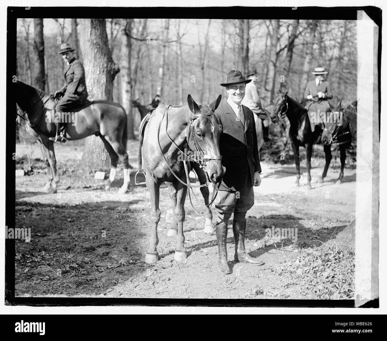 Franklin D. Roosevelt Abstract/moyenne : 1 négatif : vitrage ; 4 x 5 in. ou moins Banque D'Images