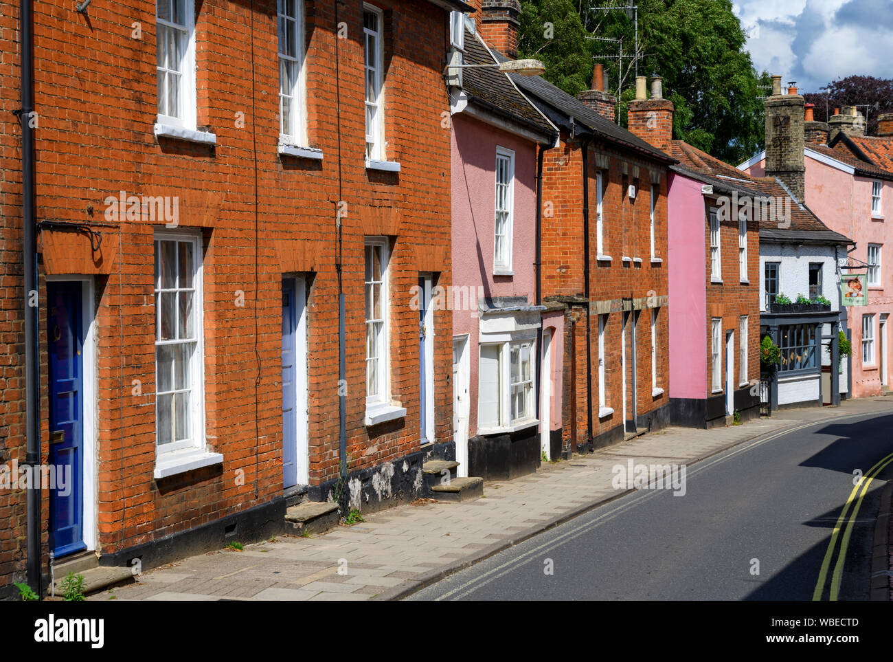 New Street, Woodbridge, Suffolk, Angleterre. Banque D'Images