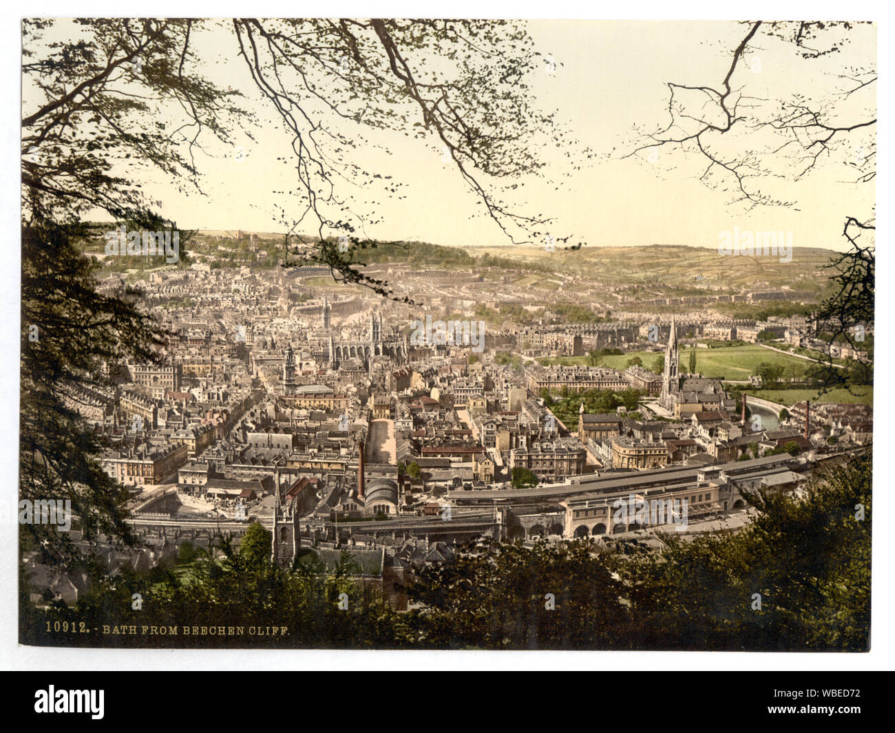 De Beechen Cliff, Bath, Angleterre ; Banque D'Images
