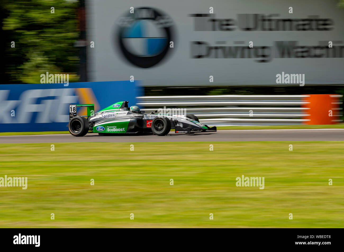 18 Voiture, chauffeur, Reema Juffali, Double R, Oulton Park F4 Championship Banque D'Images