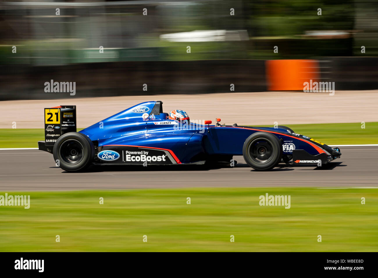 21 Voiture, chauffeur, Joe Turney, Carlin, Oulton Park F4 Championship Banque D'Images