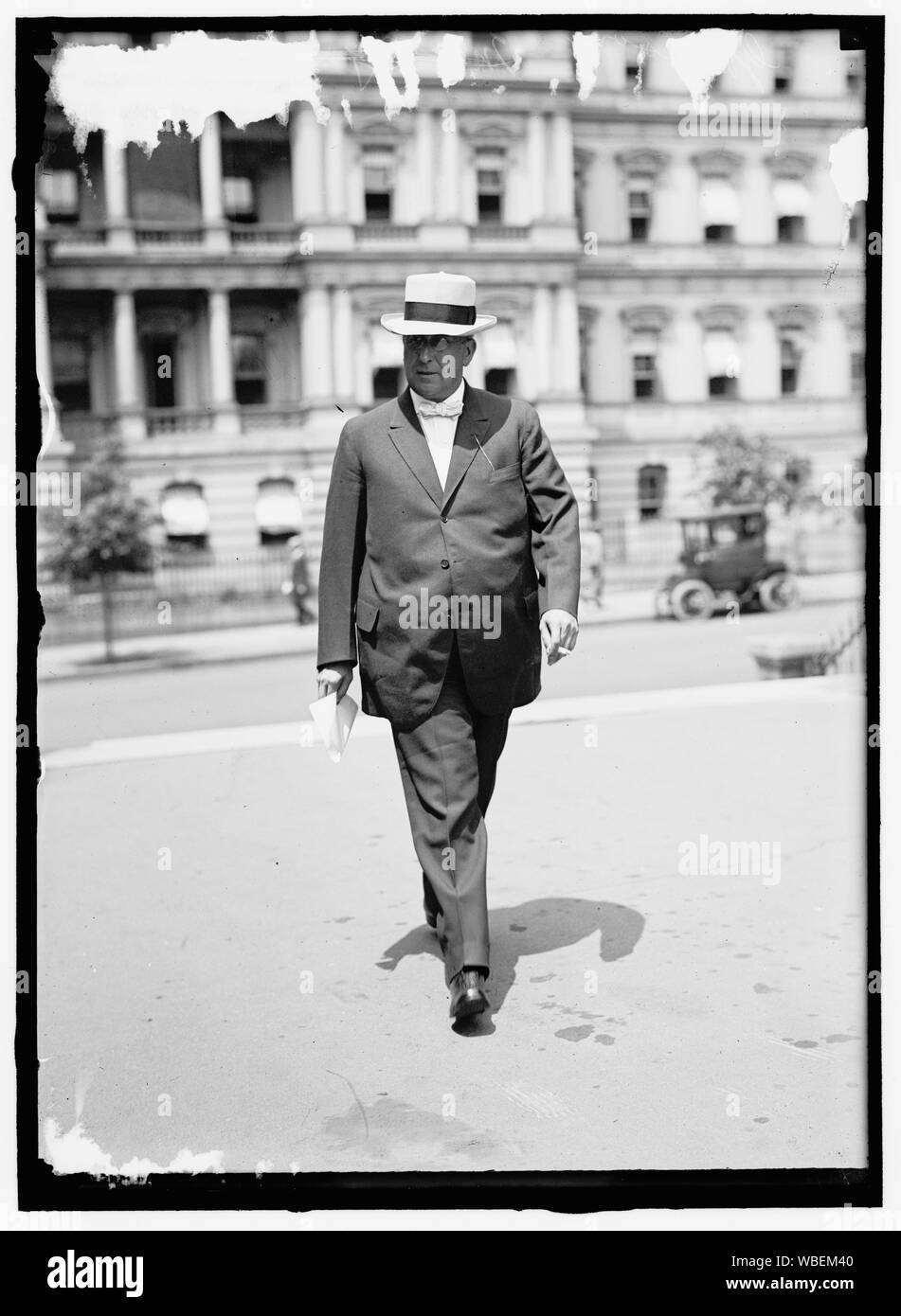 M. Lindley, SECRÉTAIRE DE LA GUERRE, 1913-1916 Résumé/moyenne : 1 négatif : vitrage ; 5 x 7 in. ou moins Banque D'Images