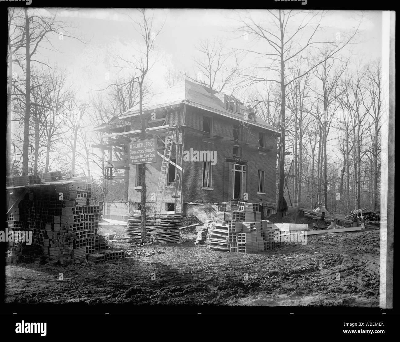 G.G. Loehler Co. Abstract/moyenne : 1 négatif : vitrage ; 8 x 6 in. Banque D'Images