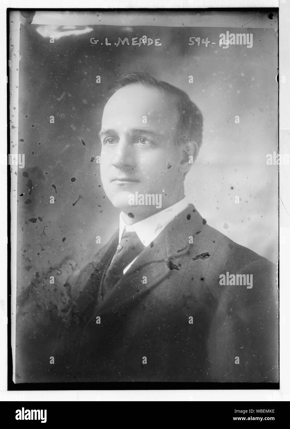 G.L. Meade Abstract/moyenne : 1 négatif : vitrage ; 5 x 7 in. ou moins. Banque D'Images G.L. Meade Abstract/moyenne : 1 négatif : vitrage ; 5 x 7 in. ou moins. Banque D'Images