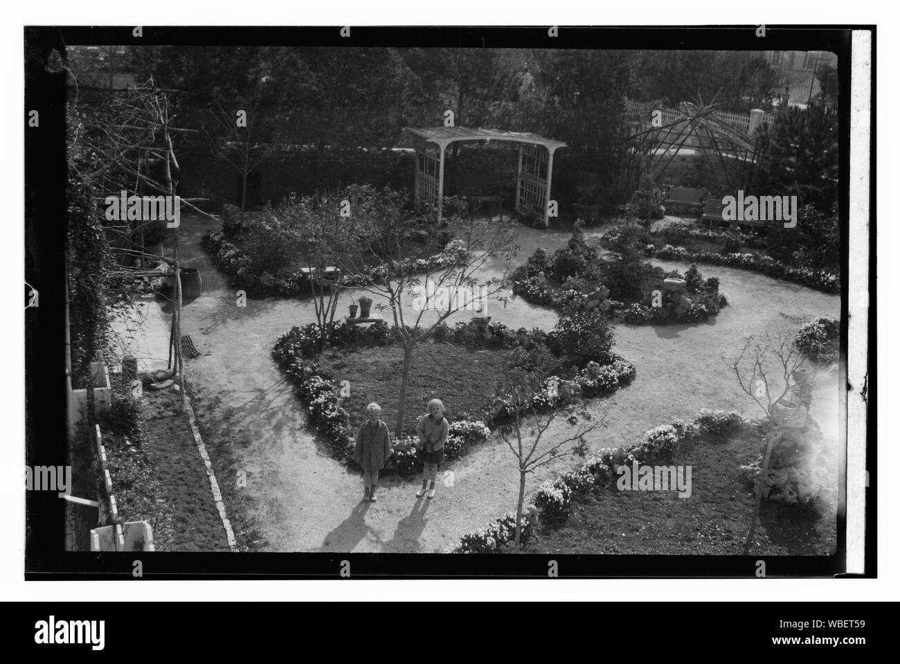 Jardin Abstract/medium : G. Eric et Edith Matson Photograph Collection Banque D'Images