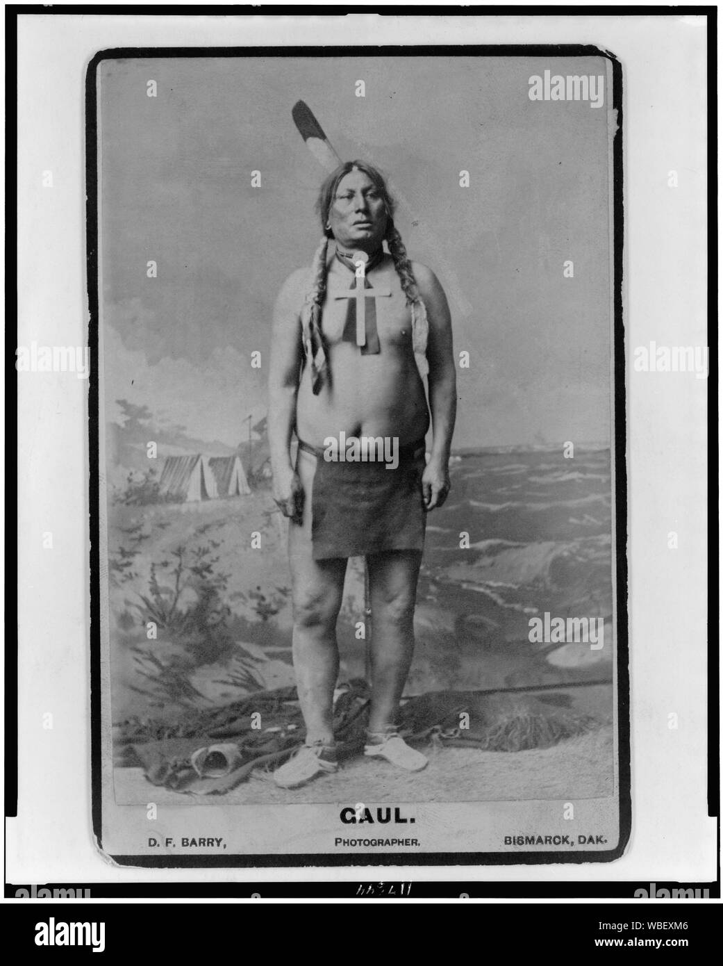 La Gaule [c.-à-d., Gall] Abstract/moyenne : 1 impression photographique sur la carte du cabinet. Banque D'Images