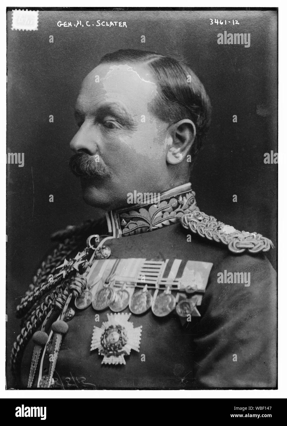 Gen. GH.ch. Sclater Abstract/moyenne : 1 négatif : vitrage ; 5 x 7 in. ou moins. Banque D'Images