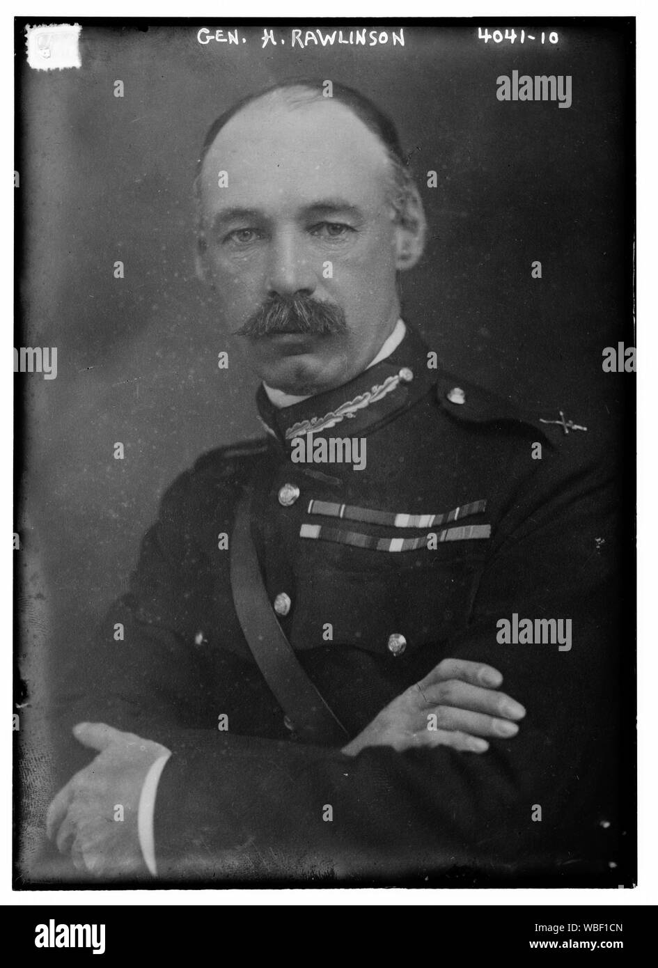 Le général H. Rawlinson Abstract/moyenne : 1 négatif : vitrage ; 5 x 7 in. ou moins. Banque D'Images