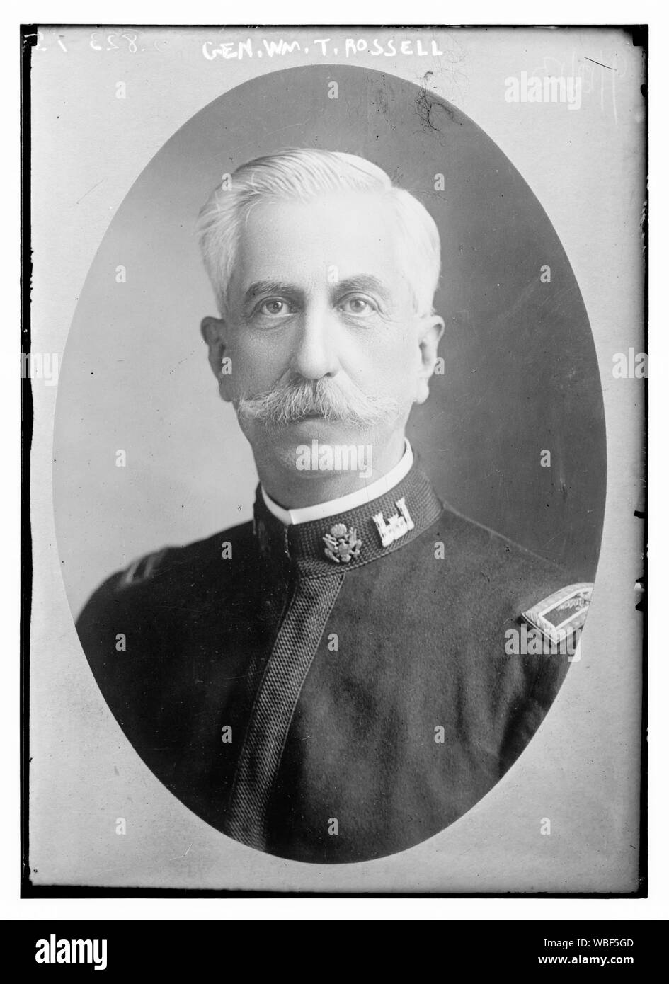 Gen. Wm. T. Rossell Abstract/moyenne : 1 négatif : vitrage ; 5 x 7 in. ou moins. Banque D'Images
