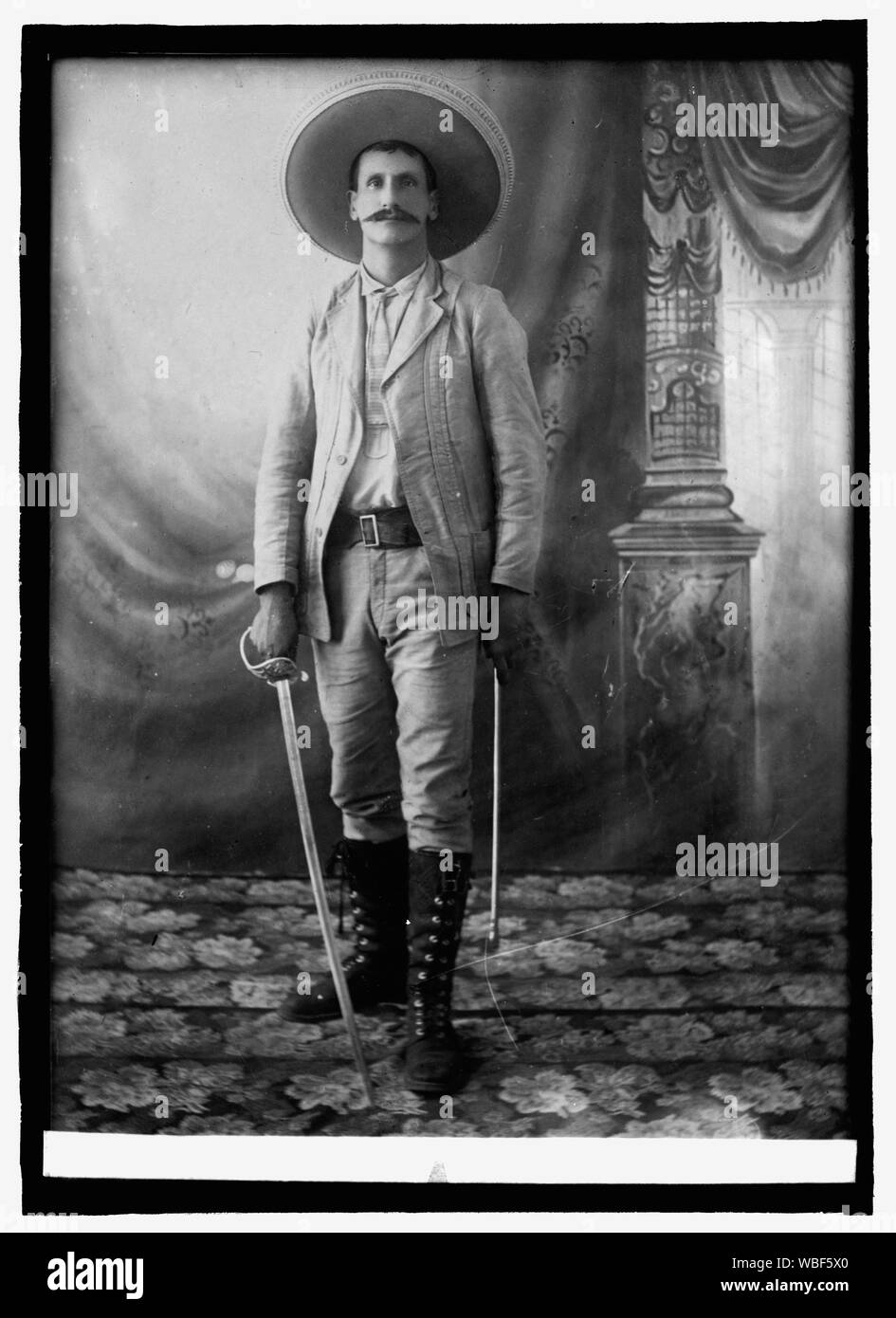 Gen'l Domingo Arrieta, Mexique Résumé/moyenne : 1 négatif : vitrage ; 5 x 7 in. ou moins Banque D'Images