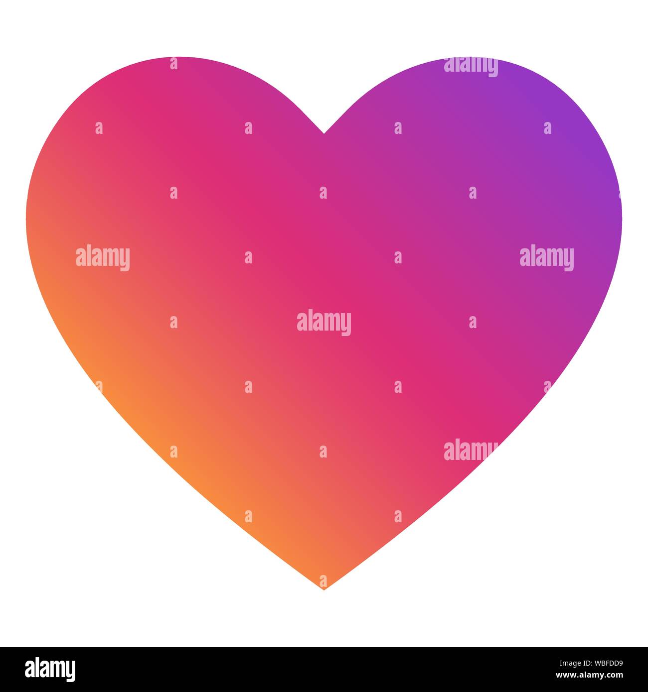 Icone De Cœur Vecteur L Amour Parfait Symbole Logo Multicolore A La Mode Illustration Isole Sur Fond Blanc Image Vectorielle Stock Alamy