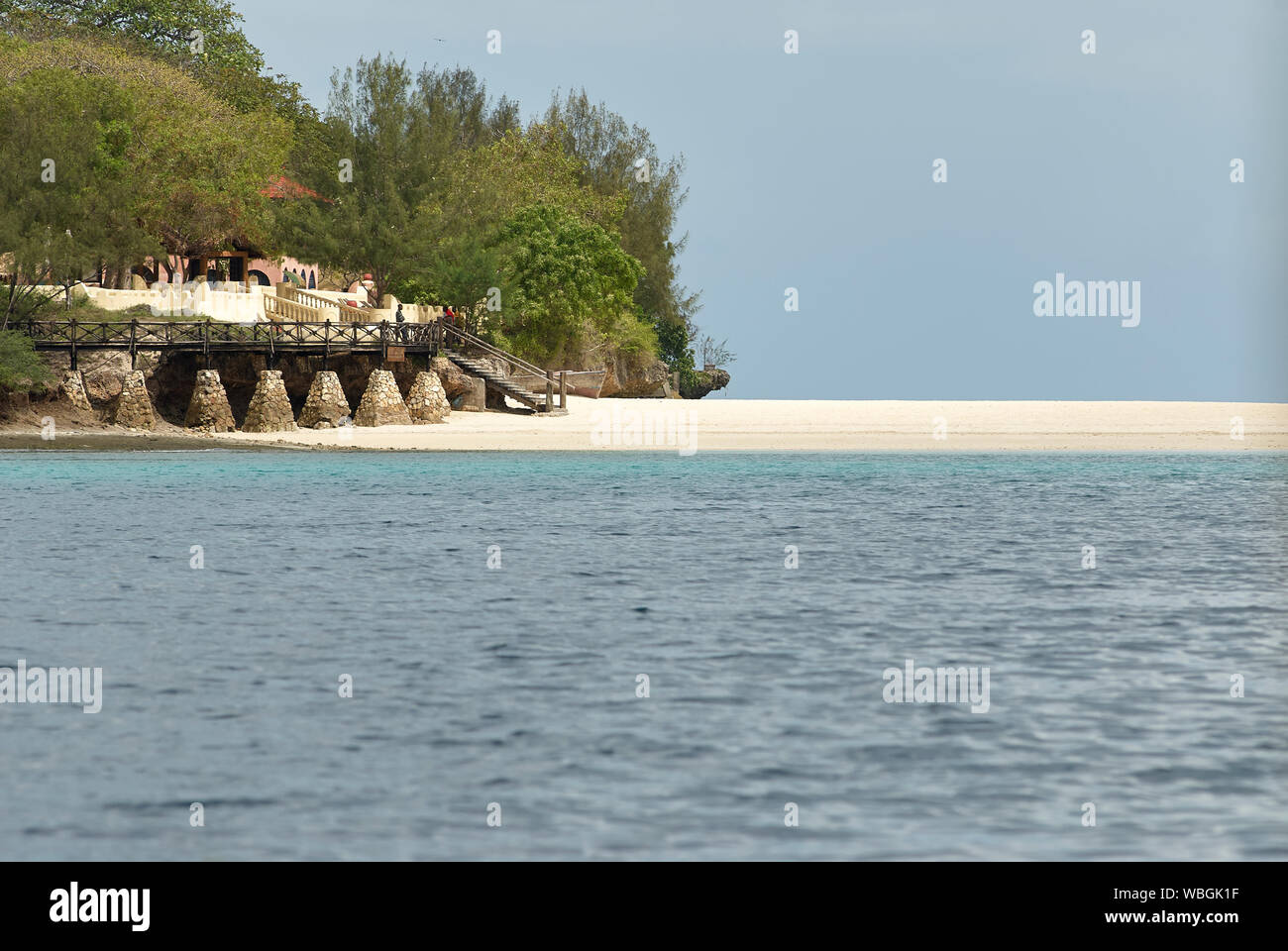 Le "comment-terminal' sur l'île de prison ou l'île de Changuu comme il est également appelé (Zanzibar) Banque D'Images