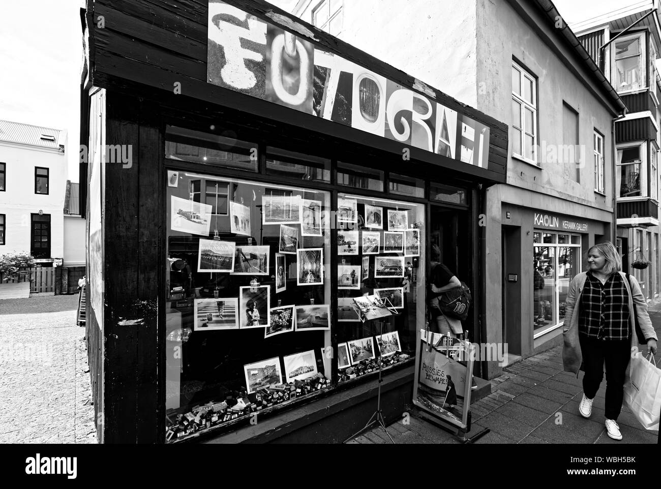 Reykjavik en Islande Banque D'Images