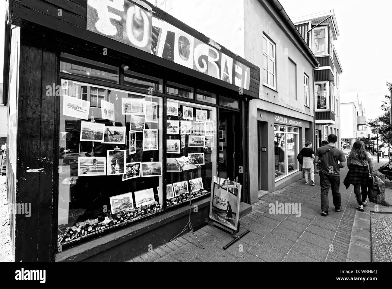 Reykjavik en Islande Banque D'Images