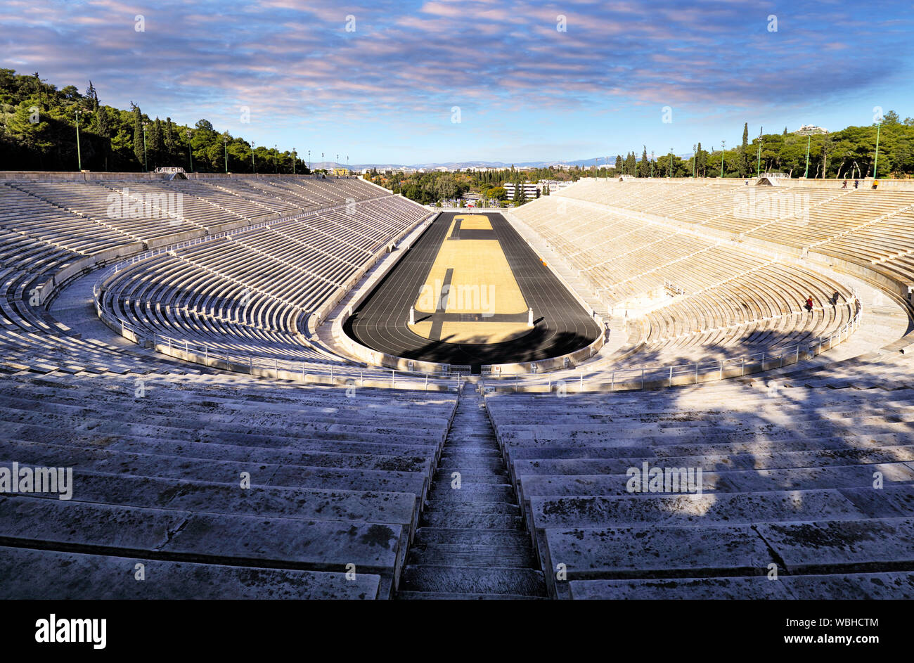 Stade Panathénaïque Kallimarmaro - est un village du stadium à Athènes, Grèce Banque D'Images