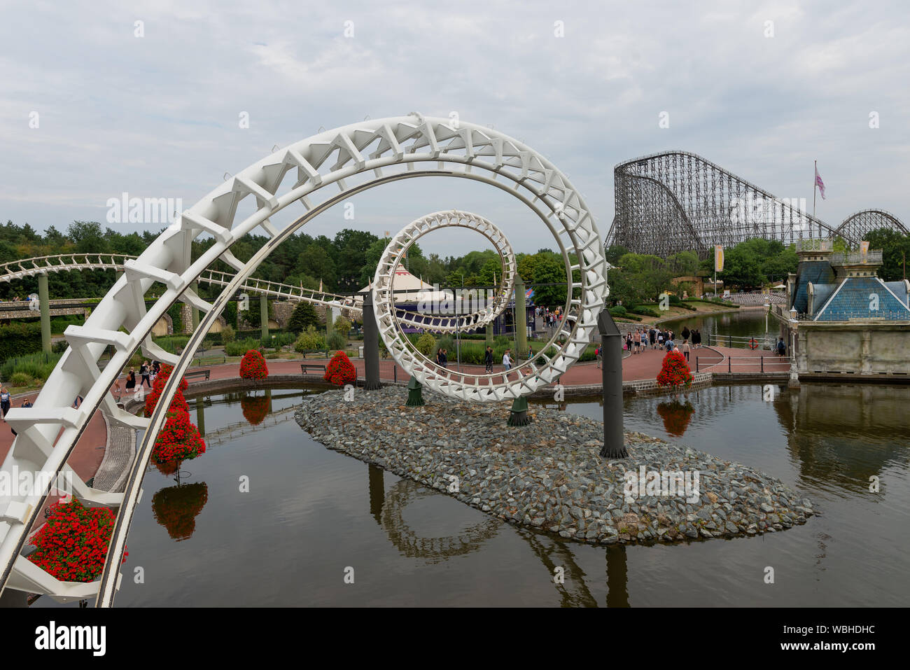 Roller Coaster madness- Allemagne 2019 Banque D'Images