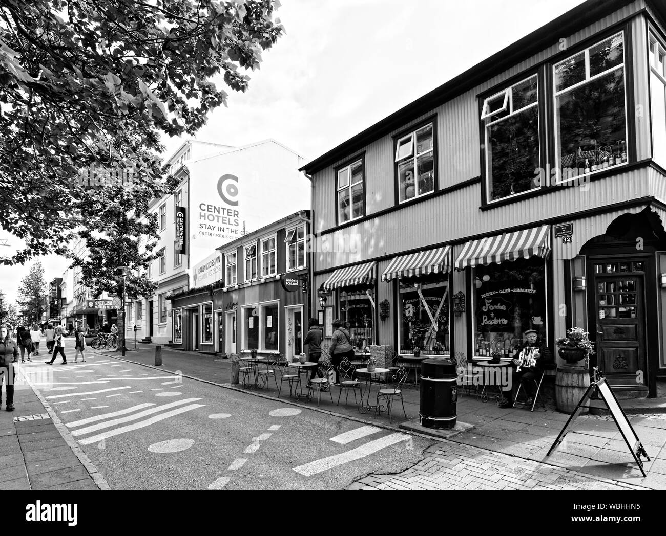 Reykjavik en Islande Banque D'Images