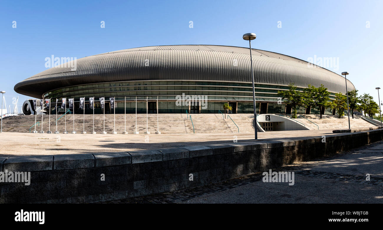 Altice Arena (anciennement MEO Arena) à l'origine Atlantico Pavilion (Pavilhão Atlântico), Nations Unies, Lisbonne, Portugal. Banque D'Images