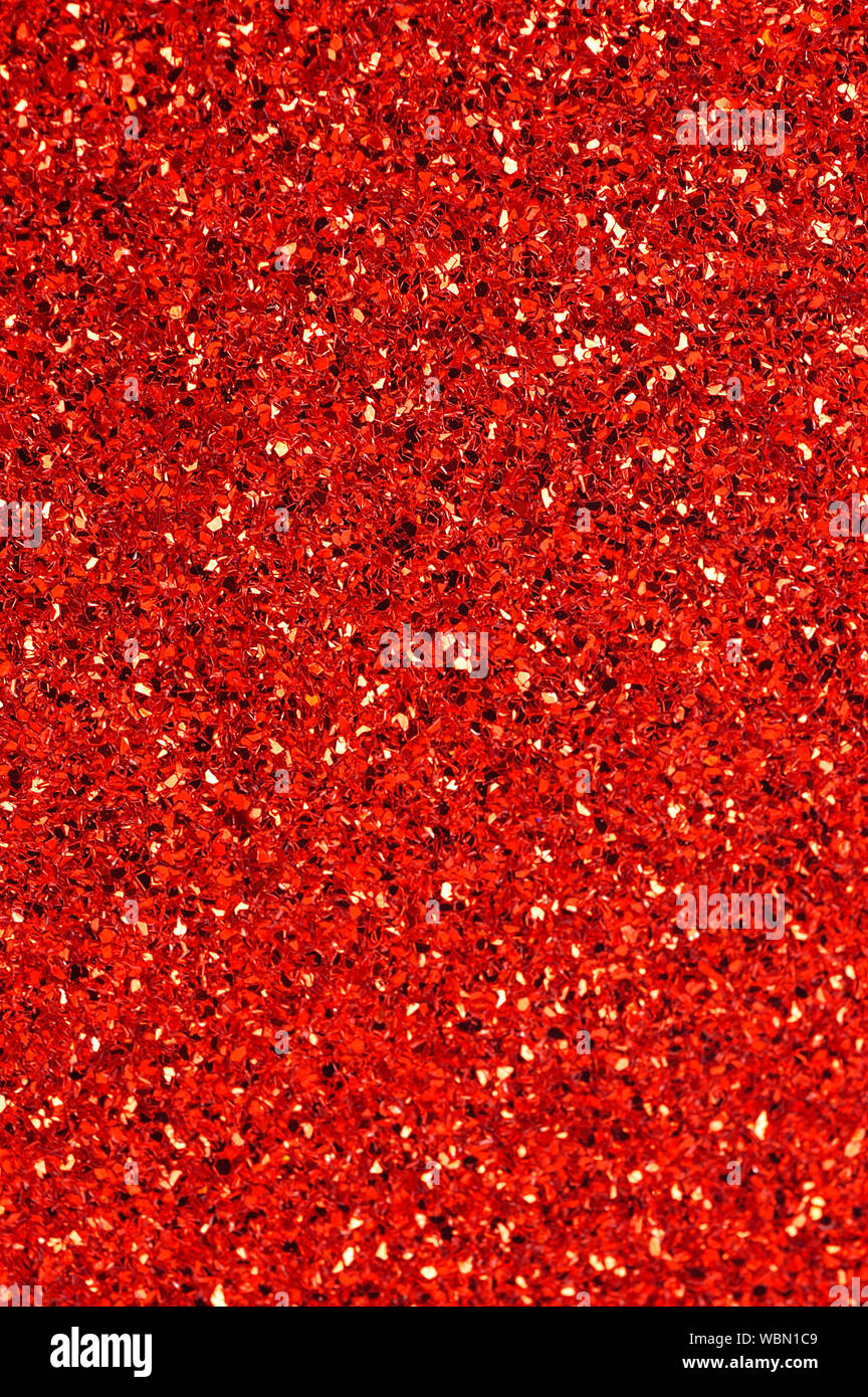 Red glitter Banque D'Images