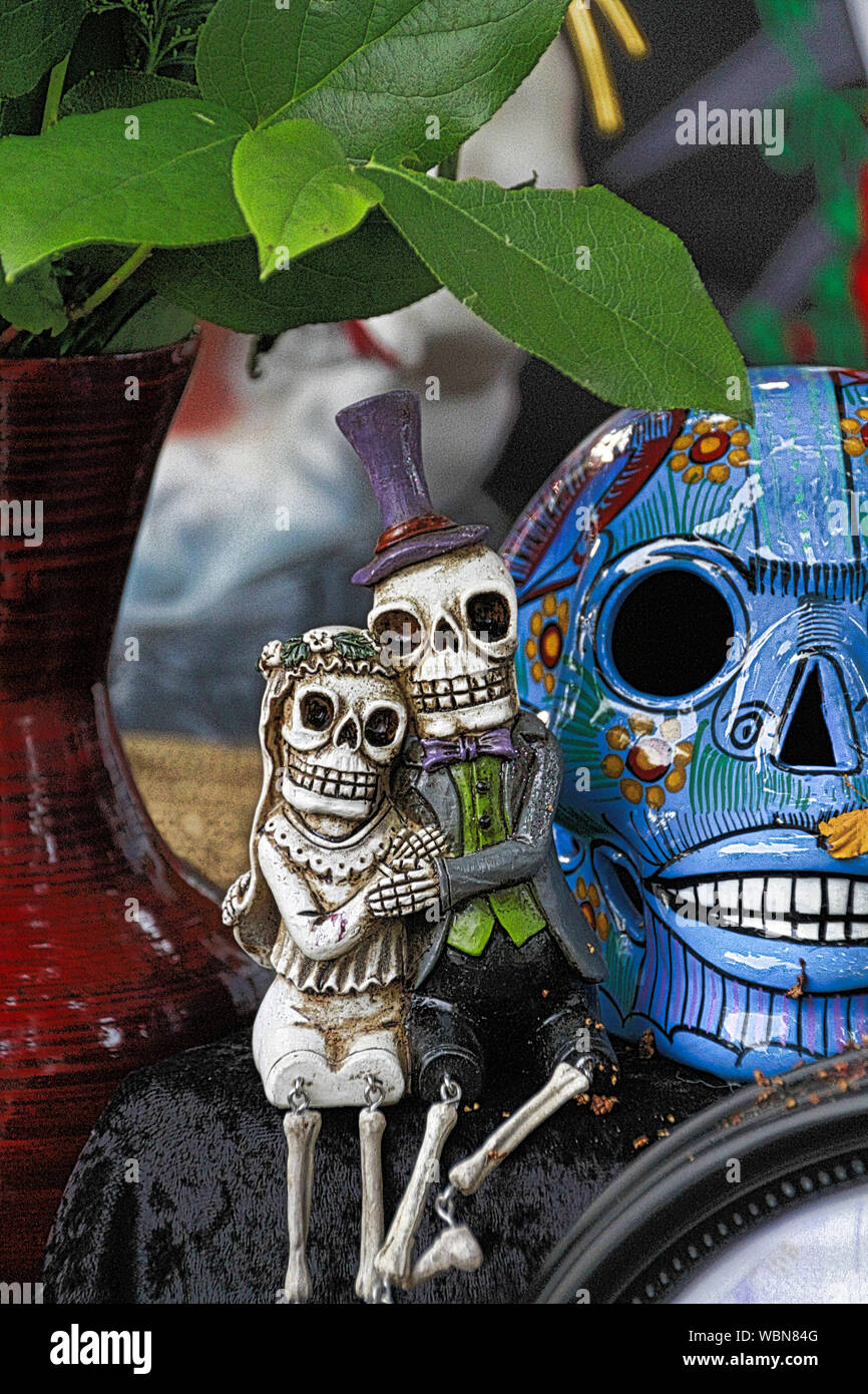 Close-up de figurines Vase par Banque D'Images