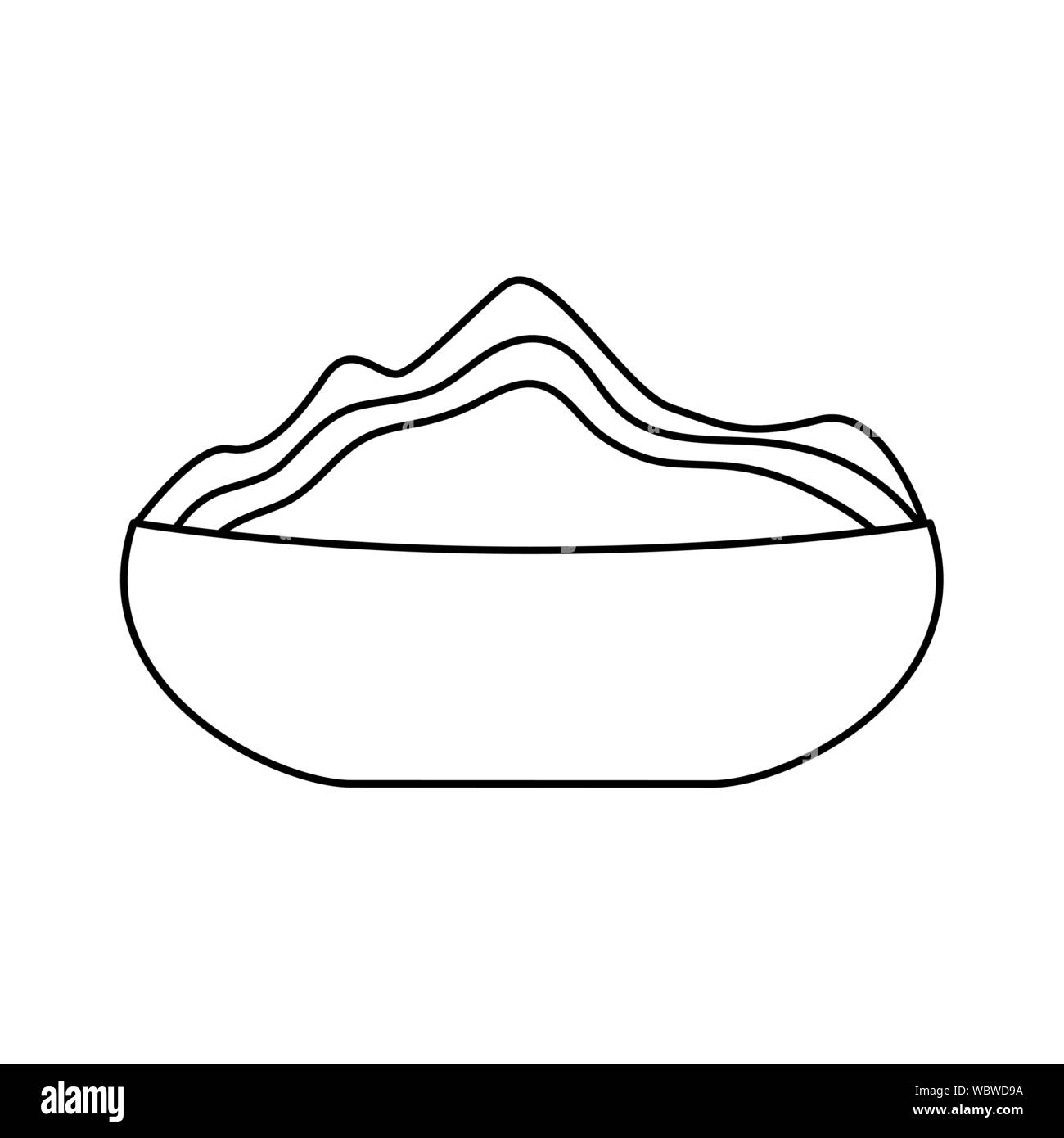 Célébration d'Onam alimentaire design Illustration de Vecteur