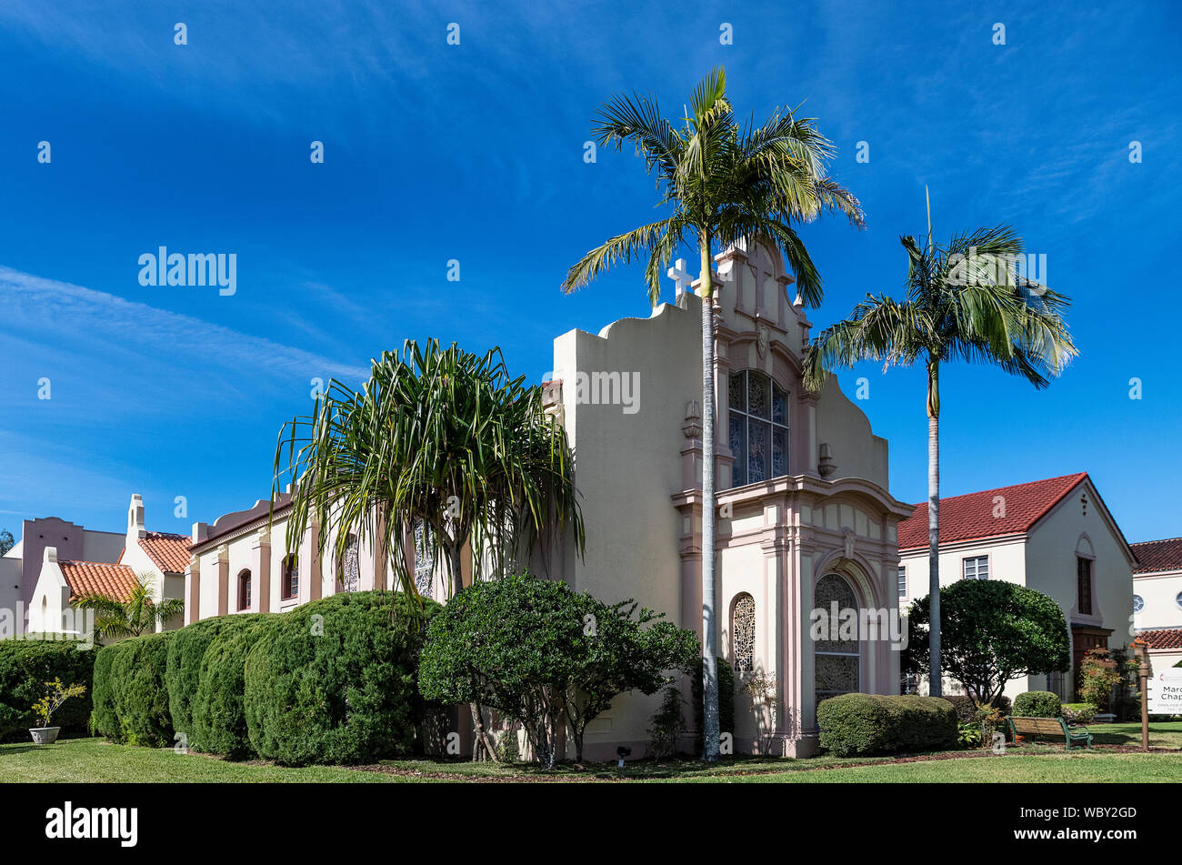 Marcy Chapelle Église méthodiste, Winter Park, Floride, USA. Banque D'Images