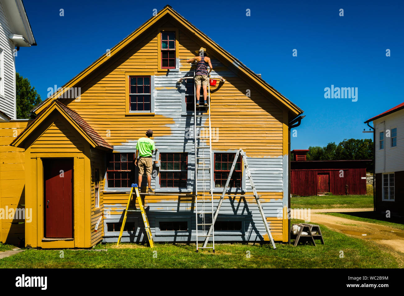 _ Canterbury Canterbury Shaker Village, New Hampshire, USA Banque D'Images