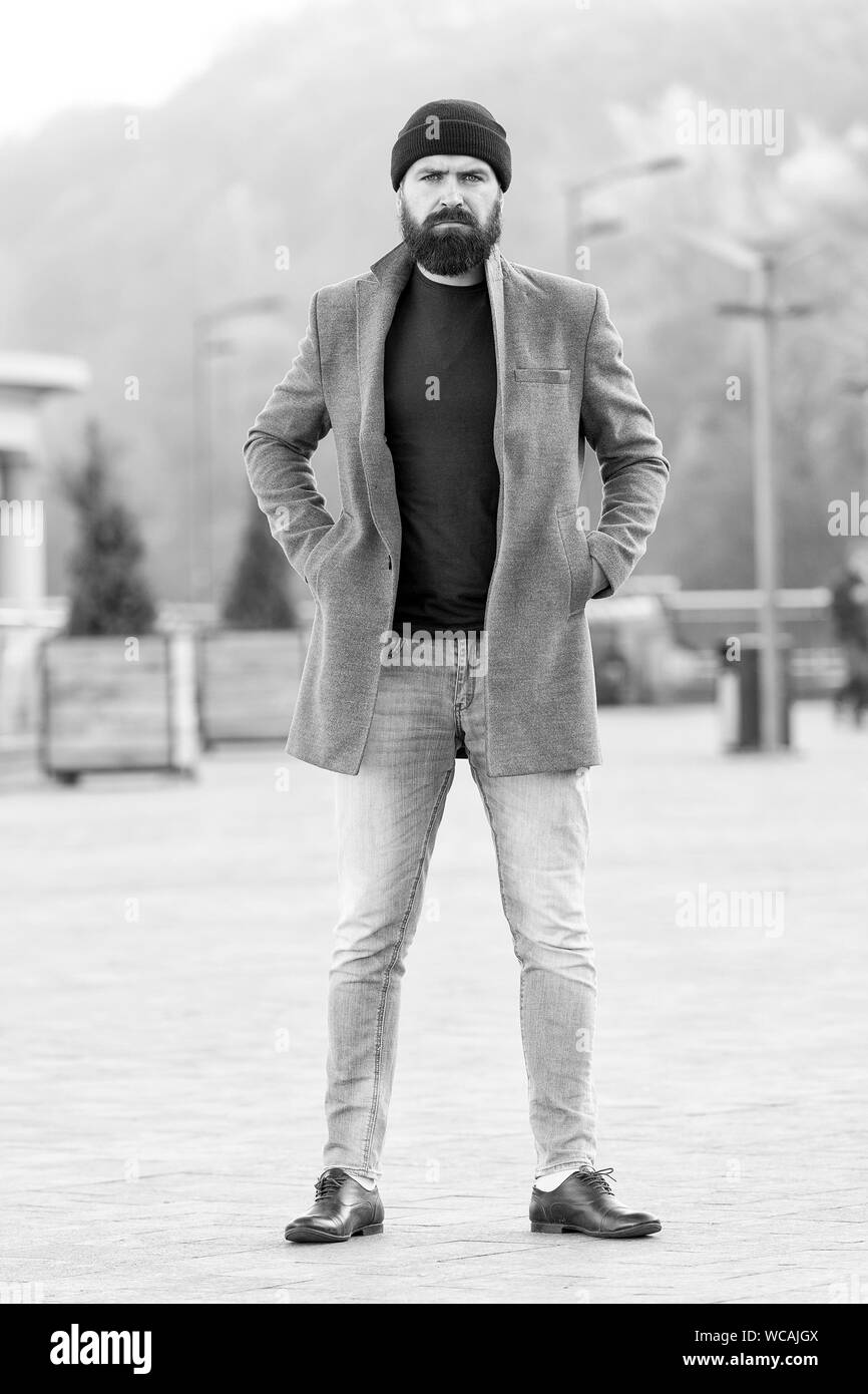Tenue masculine a la mode Banque d images noir et blanc Page 3 Alamy