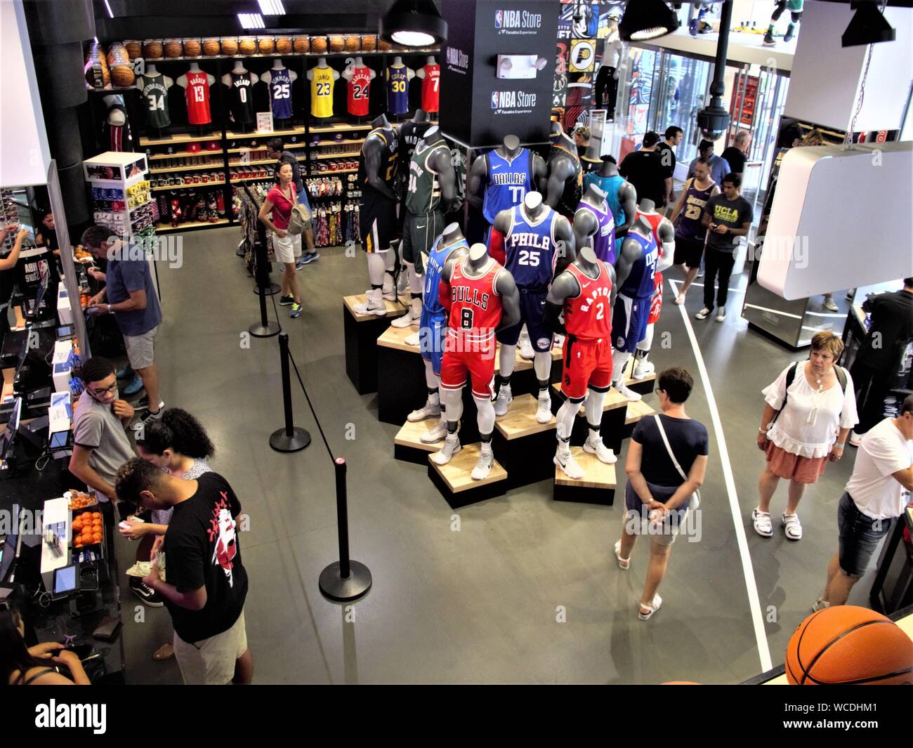 NBA store in New York City, USA Stock Photo - Alamy