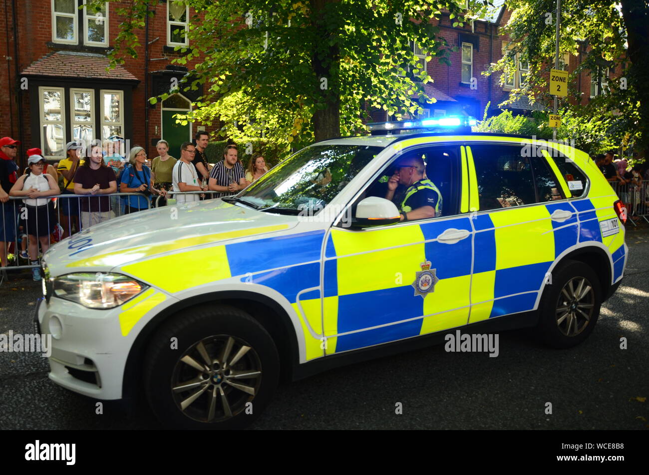Incident à la police l'activité publique, Leeds Banque D'Images